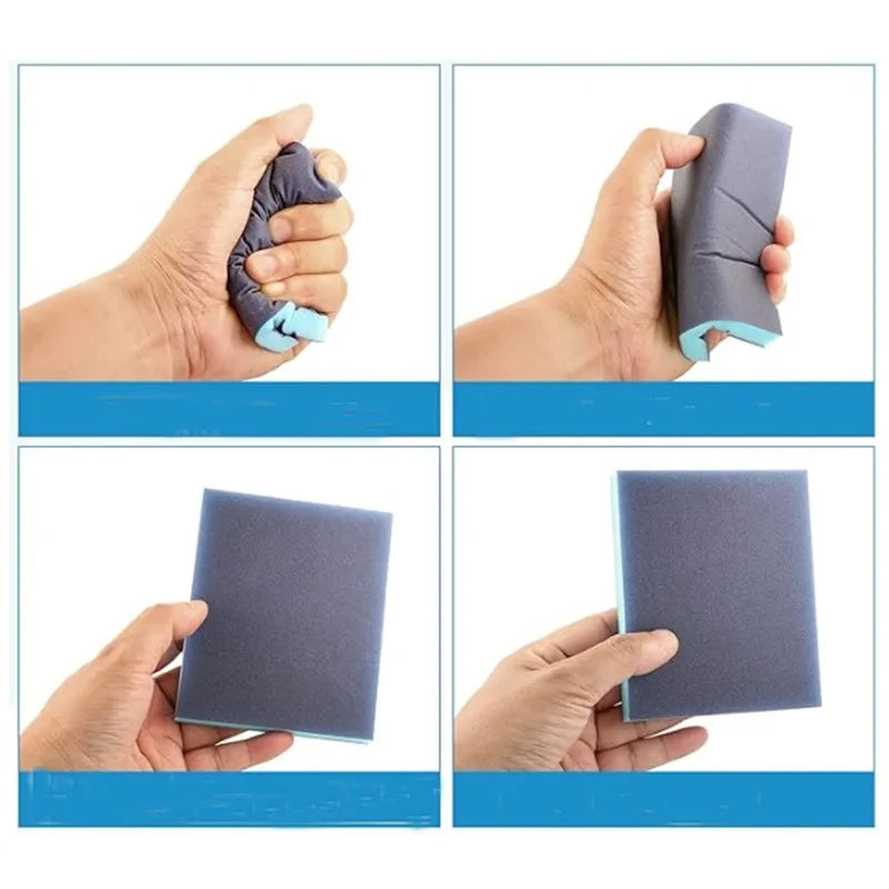 1pcs (60 80 100 120 220 180 )Coarse Medium Fine Grit Sanding Block Sander Sponges for Wood Drywall Metal Sandpaper Sponge