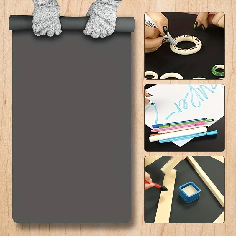 Premium Silicone Glue Mat Heat-Resistant Non-Skid 23x15 inch Easy-to-Clean Woodworking Crafting DIY Work Surface