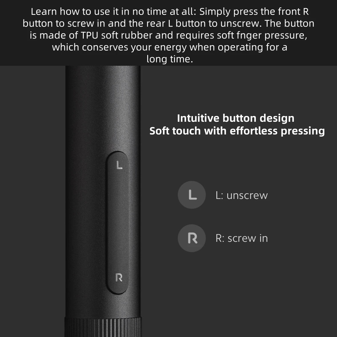 Electric Precision Screwdriver Kit 2 Gear Torque Control 400 Screw 1 Type-C Rechargeable Magnetic Aluminum Case MI