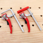 Quick Ratchet Track Guide Rail Clamp Woodworking Clamp Fast Strong DIY Hand Tool Set Quick Adjustable Professional Wood Clamp