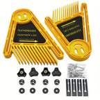 2 Pack True Flex Featherboard - Adjustable Double Feather Loc Board - Woodworking Safety Guiding Table Saw Push Block