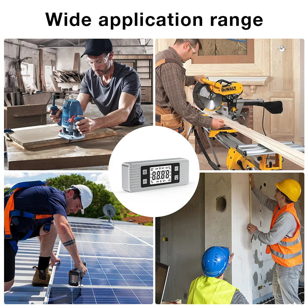 Digital Level Box Magnet Protractor Inclinometer Level Goniometer Measuring Angle Meter Magnet 90 Degree Ruler