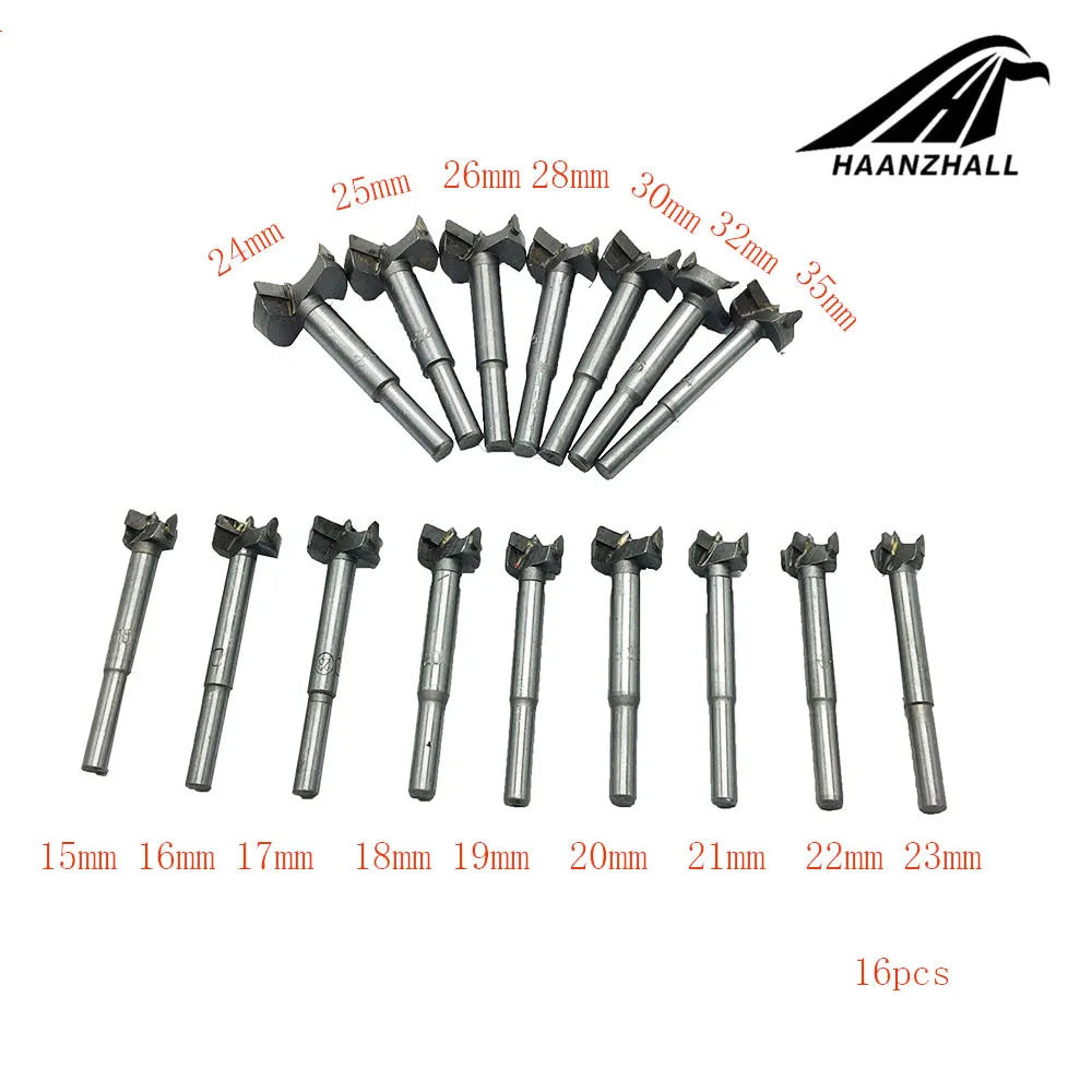 16PCS/20Pcs/23PCS set 14-50mm Forstner Drill Bits Woodworking Self Centering Hole Saw Cutter