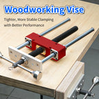 Workbench Front Inertia Vise Precision Heavy duty Woodworking Vise Aluminum Alloy Wood Bench Clamp for CNC Operators Woodworkers