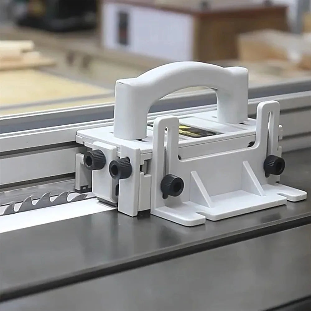 【Shipped from within the USA】Table Saw Anti Cutting Protector Saw Handle Inverted  Engraving Machine Band Saw Woodworking Push Ruler Safety Cutting Accessory