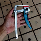 Handle Quick Ratchet Track Clamp Woodworking Tools for Festo Makita Dewalt Metabo Einhell Guide Rail Cyan Ratchet Track Clamp