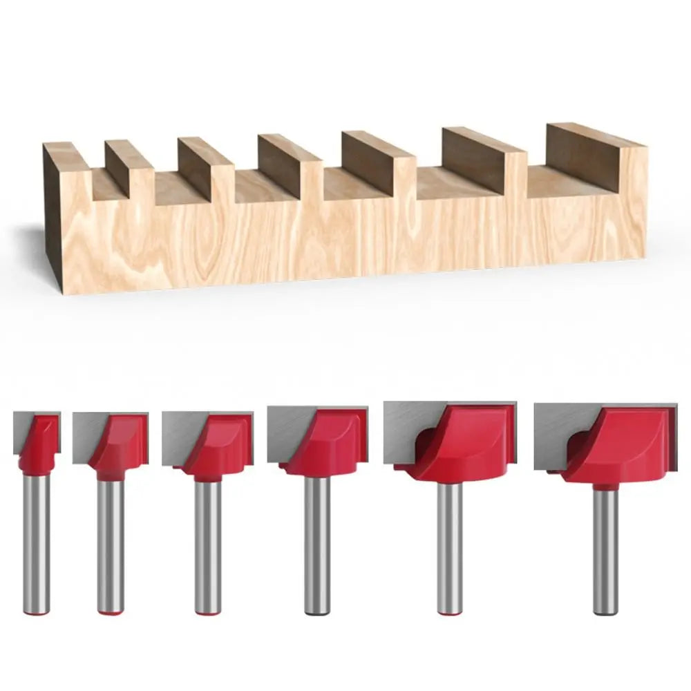 Durable 6mm Shank Milling Cutter Cleaning Bottom Bit Router Bits Wood Carving Woodworking Tools