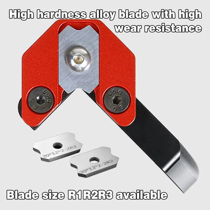 Rabot manuel pour le placage de chants, le rabotage d'angles et de chants, outil d'ébavurage pour le chanfreinage et le détourage des chants et des chants, racloir à congés et outils d'ébavurage pour planches