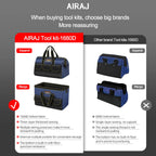 AIRAJ Multifunctional Tool Bags 1680D Oxford Cloth Electrician Bags Waterproof and Wear-Resistant High Capacity Storage Bags