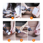 Perceuse-polisseuse sans fil Worx 8V Rotary WX750 WX106, chargeur USB, vitesse variable, embouts 