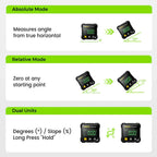 Niveau électronique numérique, rapporteur d'angle numérique 4 x 90°, inclinomètre magnétique, boîte de niveau de précision pour le travail du bois 