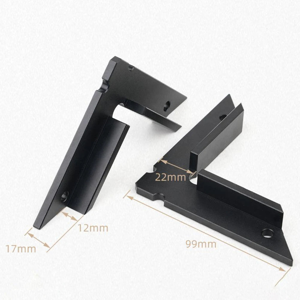 2PCS Right Angle Clamps Right Angle Clamps 90 Degree Positioner Squares Woodworking Aluminium Alloy 90-degree Angle Positioner