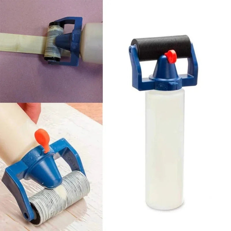 Glue Applicator Roller Dispenser PE Plastic Applicator Bottle 8oz Glue Bottle for Wood Processing Painting Supply Wall Treatment