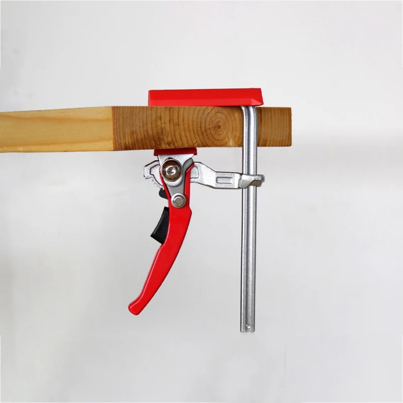 Quick Ratchet Track Guide Rail Clamp Woodworking Clamp Fast Strong DIY Hand Tool Set Quick Adjustable Professional Wood Clamp