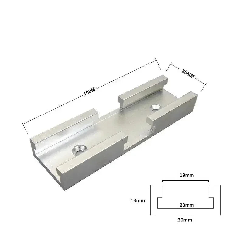 T-Track Cross Connector T-Slot Connection Universal Woodworking 30 Type Cross Slide Slot Woodwork Table Saw Miter Track Chute