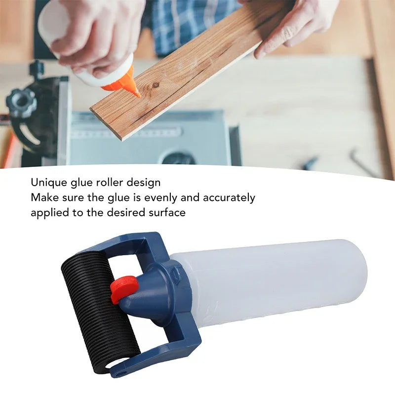 Glue Applicator Roller Dispenser PE Plastic Applicator Bottle 8oz Glue Bottle for Wood Processing Painting Supply Wall Treatment