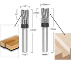 Bearing Router Bit Spiral End Mill Woodworking Tool Carbide Tipped Flush Trim Plunge emplate Upper Bearing Ultra-Perfomance
