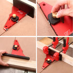 Woodworking Table Saw Push Board 90° Right Angle Corrector Auxiliary Parts Woodworking DIY Inverted Modification Table
