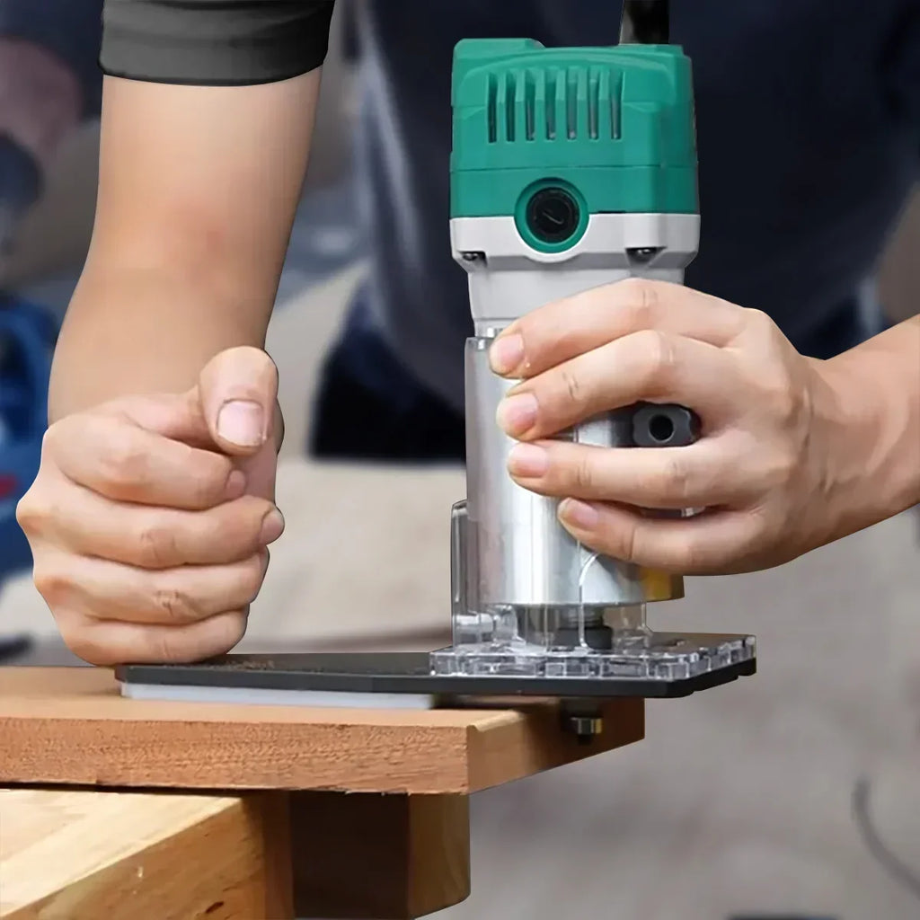 Fräsbasis für Holzbearbeitungsmaschinen: Kantenführung für abgerundete Ecken, Abrundungskanten und Fasenfräsen (65 mm).