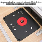 【Shipped from within the USA】Heavy Duty Wood Router Inserted Lift Trim Router Lift Systems Router Plate Plate For Makita Woodworking Trimming Machine Router