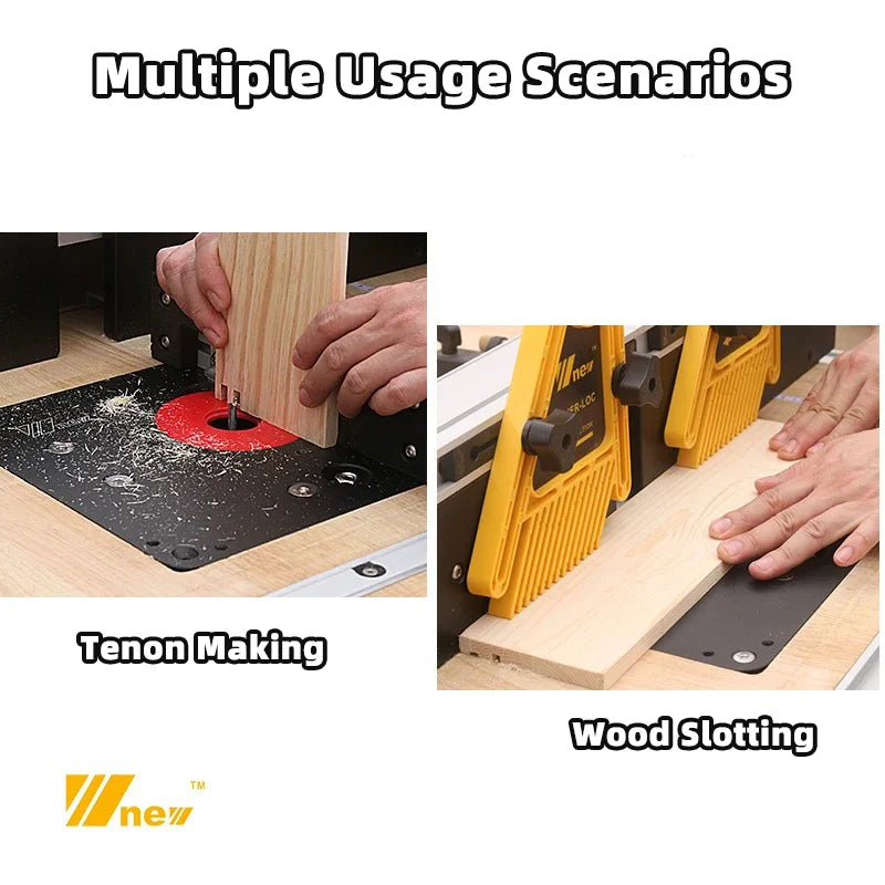 【Shipped from within the USA】Heavy Duty Wood Router Inserted Lift Trim Router Lift Systems Router Plate Plate For Makita Woodworking Trimming Machine Router