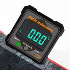 1Pcs Multifunctional Digital Inclinometer Electronic Magnetlc 360-degree Measurement Digital Angle Finder High Accuracy