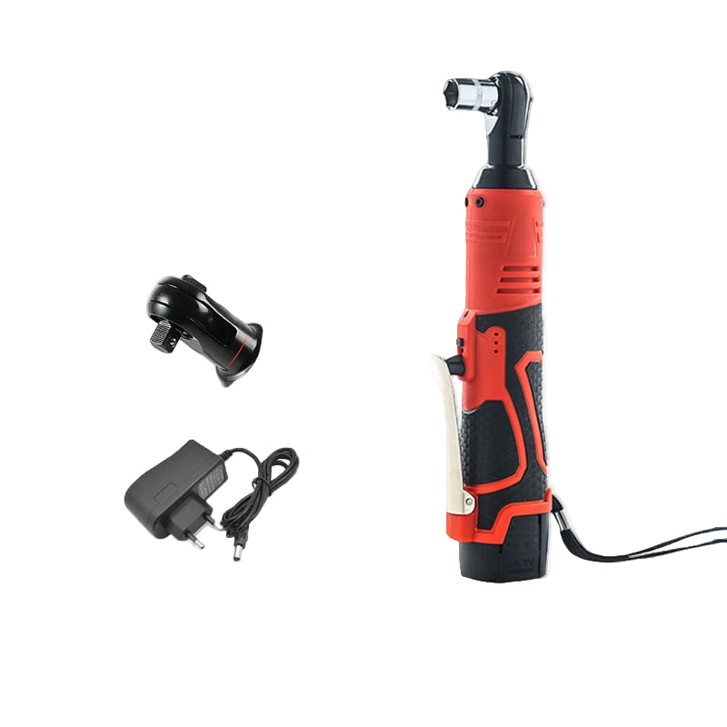 12V/18V Impact Wrench Cordless Rechargeable Electric Wrench 3/8 Inch Right Angle Ratchet Wrenches Impact Driver Power Tool