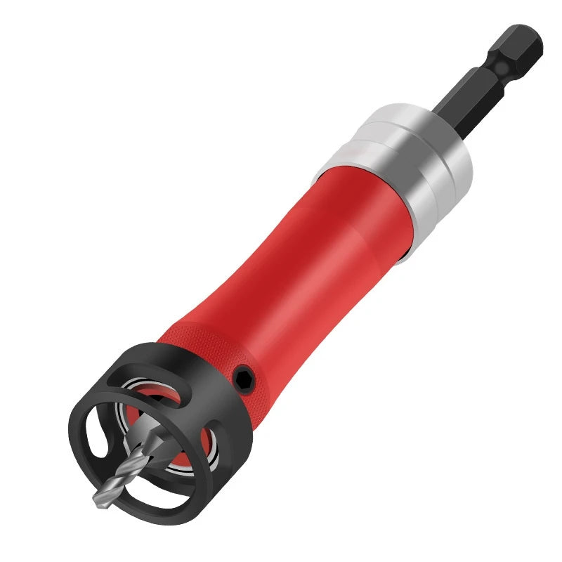 Countersink Drill Bit 3-in-1 Aluminum Alloy Body High Speed Steel Blades Adjustable 90 Degree Precision Universal Hex Shank