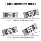Niveau numérique, rapporteur magnétique, inclinomètre, goniomètre, mesureur d'angle magnétique, règle à 90 degrés