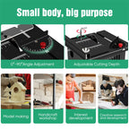 Mini Multifunctional Table Saw Electric Desktop Saws Small Household DIY Cutting Tool Woodworking Bench Lathe Cutter Machine