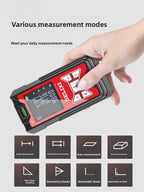Télémètre laser infrarouge haute précision, portable, rechargeable, instrument de mesure, règle électronique, installation 
