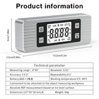 Niveau numérique, rapporteur magnétique, inclinomètre, goniomètre, mesureur d'angle magnétique, règle à 90 degrés