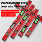 30/40/50cm Electronic Digital Display Level Ruler Magnetic Angle Meter Aluminum Alloy Level Protractor Inclinometer 90 Degree