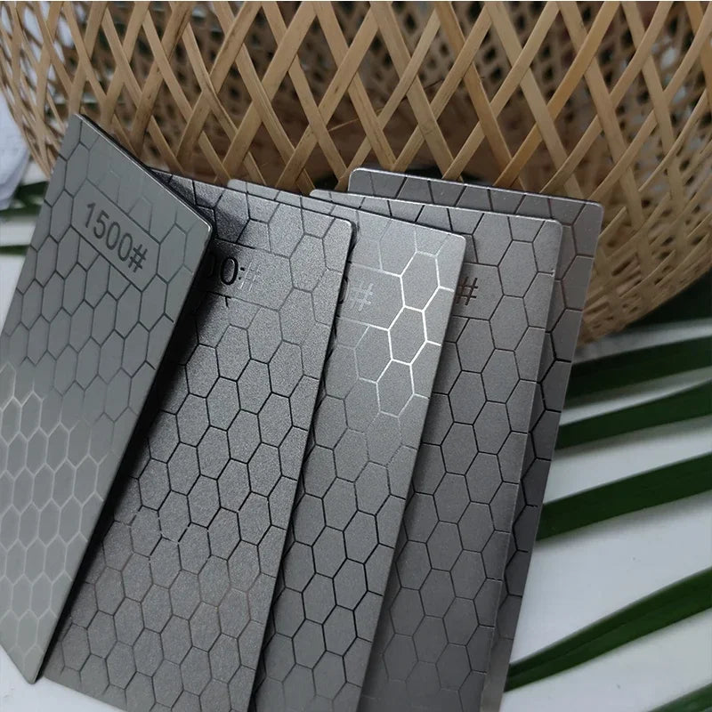 Diamond Sharpening Stone Set Angle Guide Kitchen Knife Sharpening System Tool Household Profession Knife Sharpener Whetstone