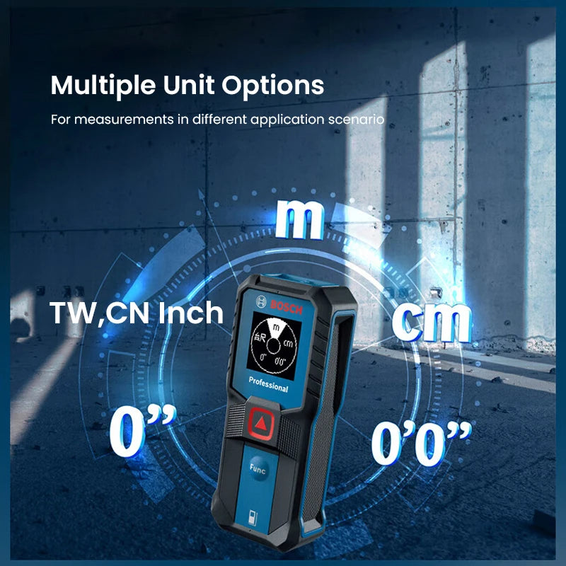 Bosch Laser Rangefinder 30/40/50/100m Distance Meter High-precision Laser Level Electronic Bluetooth Measuring Tools GLM 50-27CG