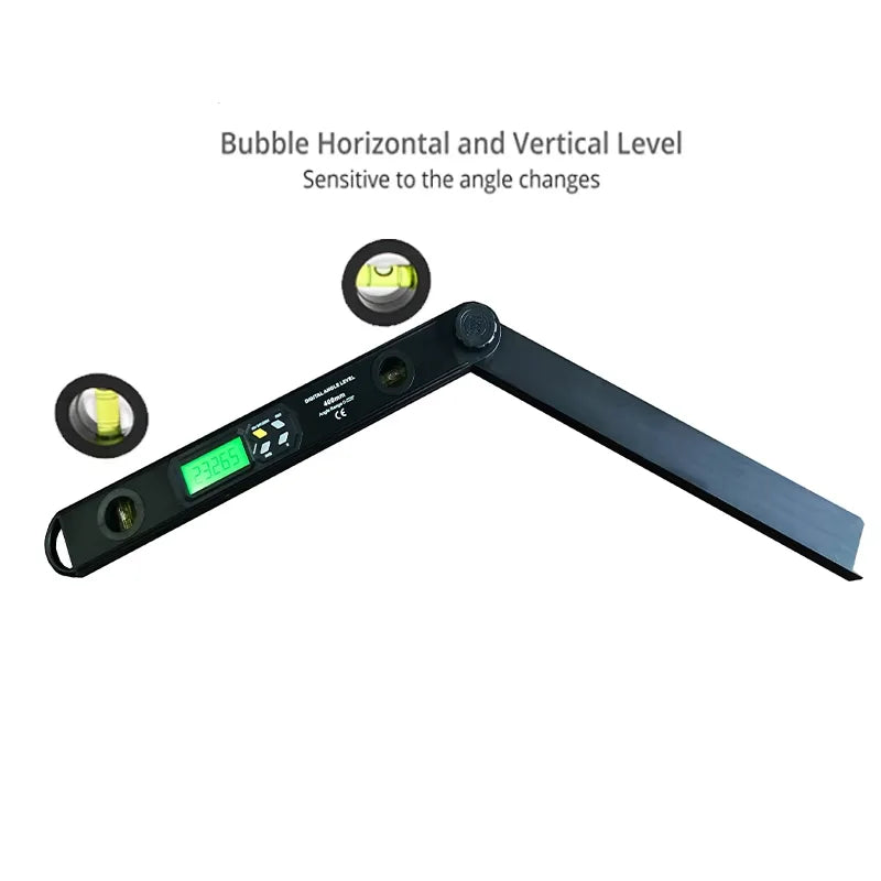 400mm Level 0-225° Electronic Instruments LCD Digital Angle Ruler Inclinometer Angle Measurer