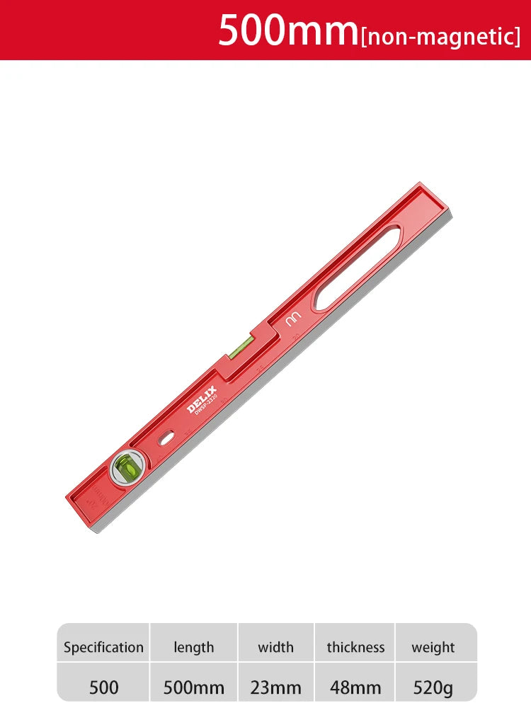 Level Ruler High-precision Household Level Water Meter Tool Fan Small Strong Magnetic Ruler Solid Anti-fall Multi-function
