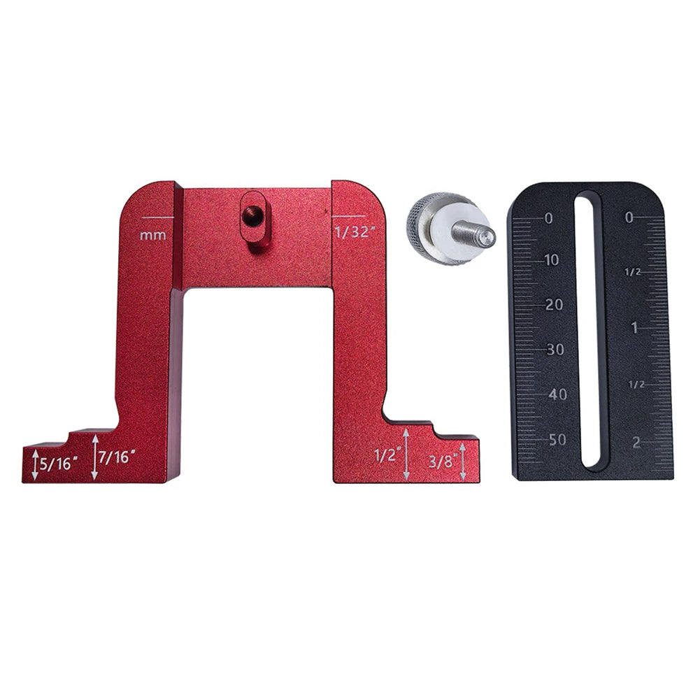 1pc Woodworking Height Gauge Adjustable Angles For Table Saw Circular Saw Routers Depth Height Gauge Accessories