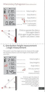 Télémètre laser AtuMan DUKA original 25/40 m LS-P/LS-1, chargeur USB portable, télémètre laser de haute précision