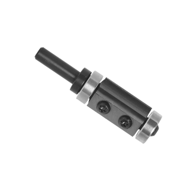1pc Insert Carbides Reversible Pattern Flush Trim Router Bit 8mm Shank, Top Bearing Template Router Bit for Trimming