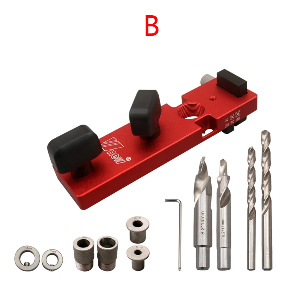 Aluminum Profile Drill Guide Punch Locator, Single Hole Profile Drill for 2020 3030 4040 2040 Profiles Punching Drilling Tool