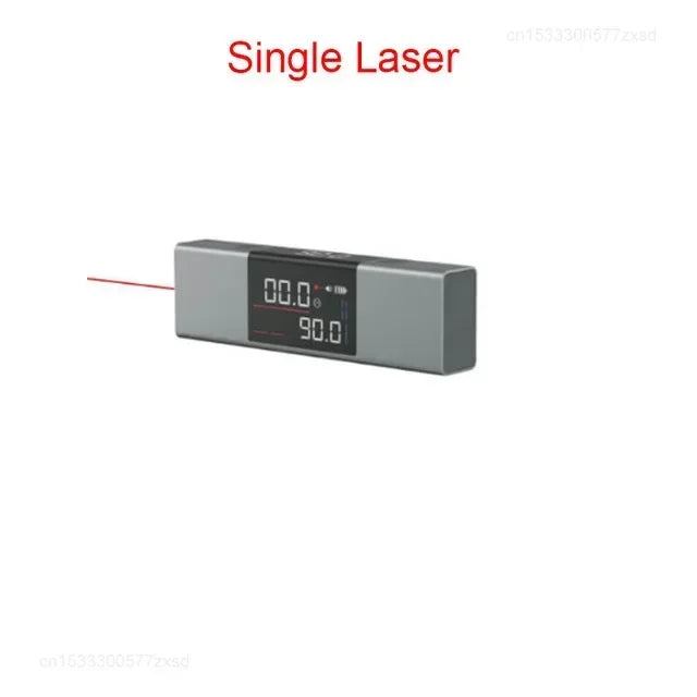 Duka Laser Protractor Digital Inclinometer Angle Measure 2 in 1 Laser Level Ruler High Precision Laser Distance Meters