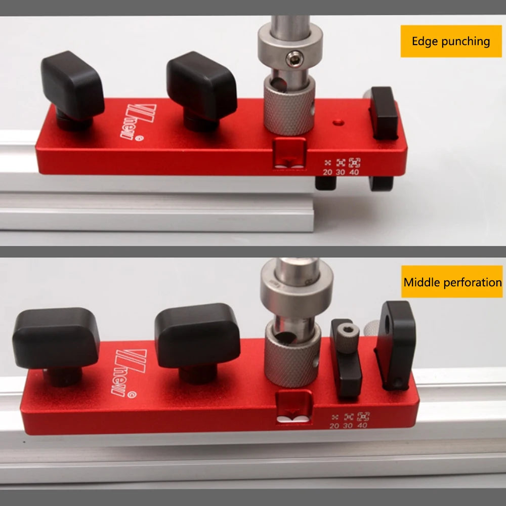 Guide de perçage pour profilés en aluminium, outil de perçage et de poinçonnage pour profilés 2020, 3030, 4040 et 2040 