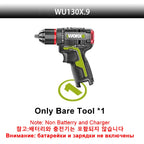 WORX WU130X 12V Cordless Electric Screwdriver Drill 40Nm Brushless Motor for Metalworking Home Lithium Battery Power Tools