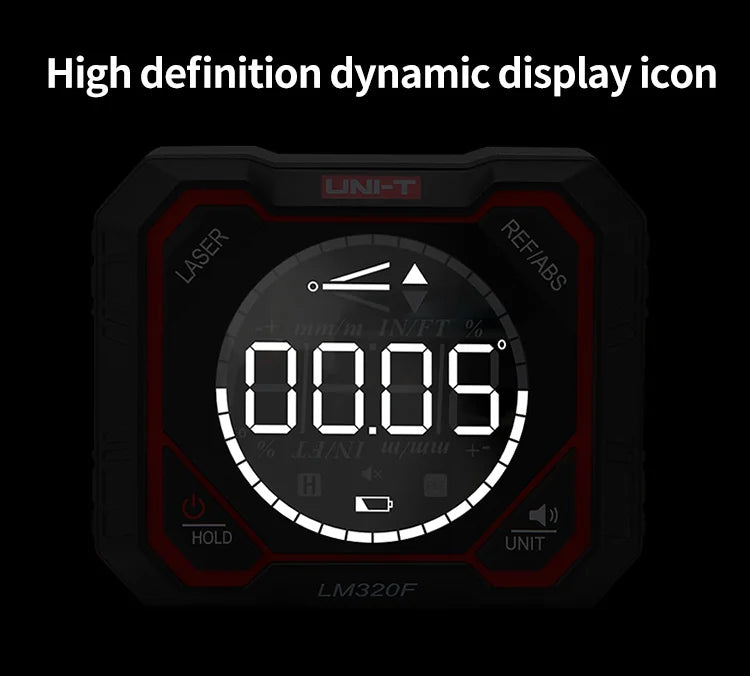 Inclinomètre numérique UNI-T LM320A LM320B, rapporteur, inclinomètre magnétique, goniomètre, outil de mesure électronique