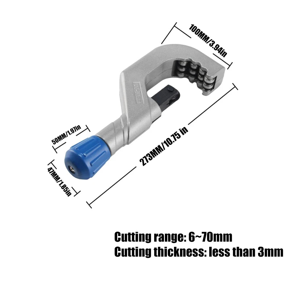 Bearing Roller Type Tube Cutter 4-32/5-50/6-70mm Professional Cutter for Stainless Steel Copper Tube Iron Plumbing Cutting Tool