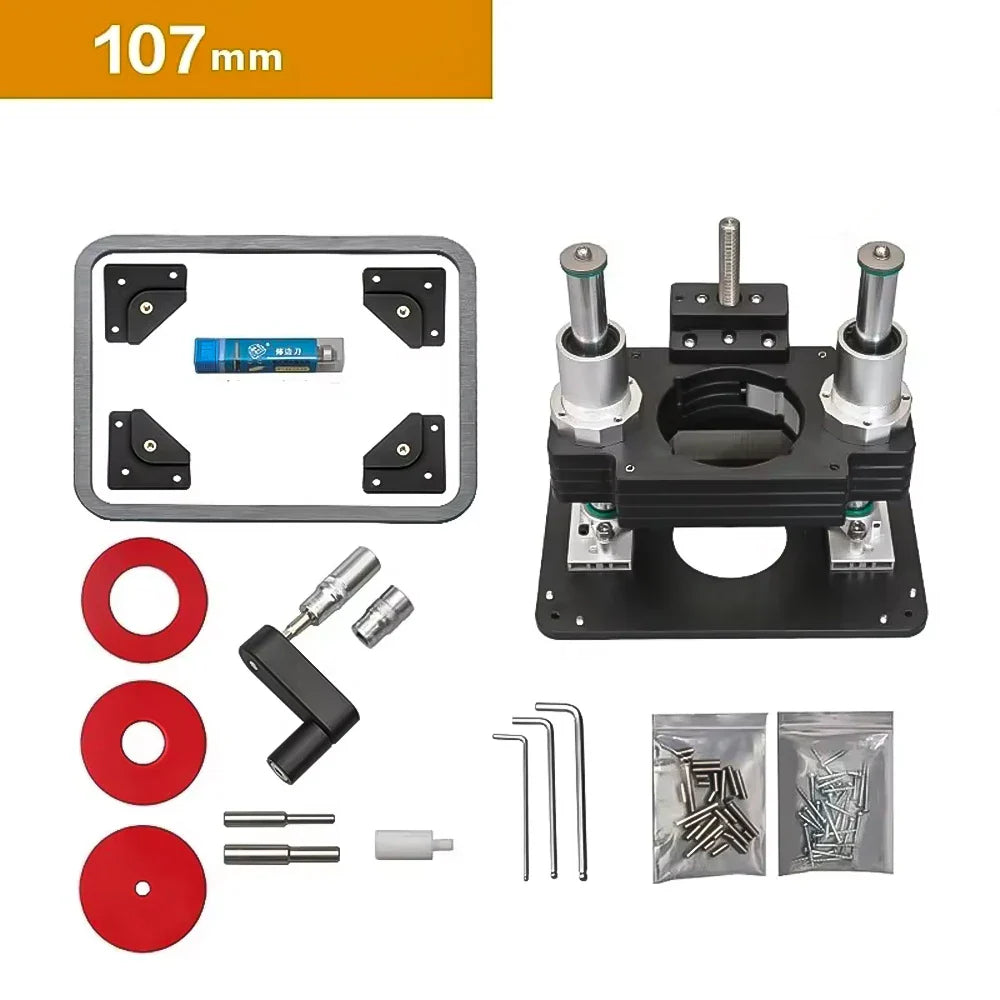 【Shipped from within the USA】Heavy Duty Wood Router Inserted Lift Trim Router Lift Systems Router Plate Plate For Makita Woodworking Trimming Machine Router