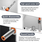 Forets à fraiser réglables, queue de 8 mm, vis de réglage, outil de chanfreinage pour le travail du bois, changement rapide, 2,8 mm, 3 mm, 3,2 mm, 3,5 mm, 4 mm 