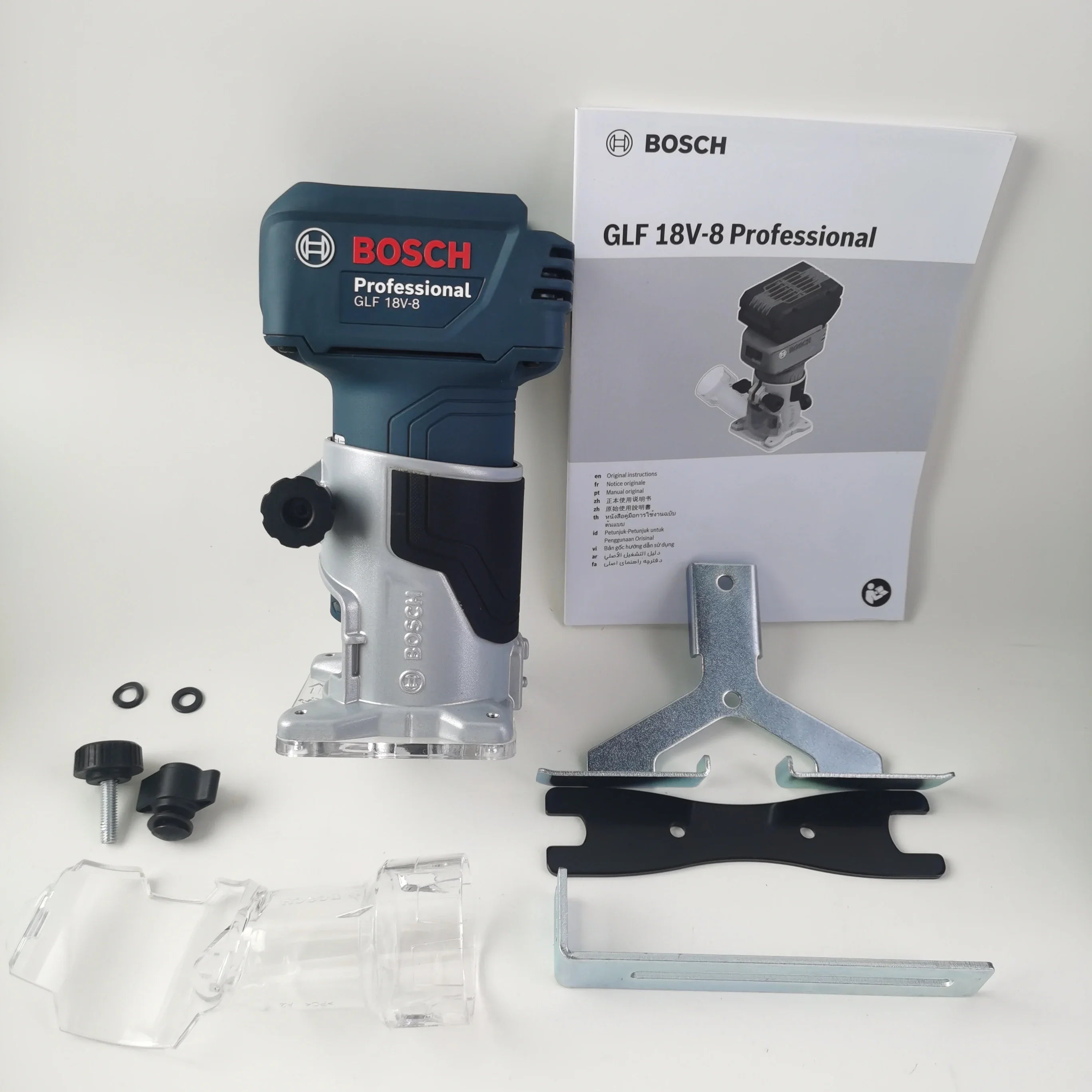 Bosch GLF 18V-8 18V Electric Trimmer Wood Router Machine 30000RPM Carpentry Tool for Woodwork Trimming Grooving Carving Milling