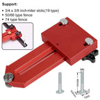90/140mm Extended Thin Rip Jig, Table Saw Jig Guide, Saw Locator, for Repeat Narrow Strip Cuts Works, with Table Saw Router Band